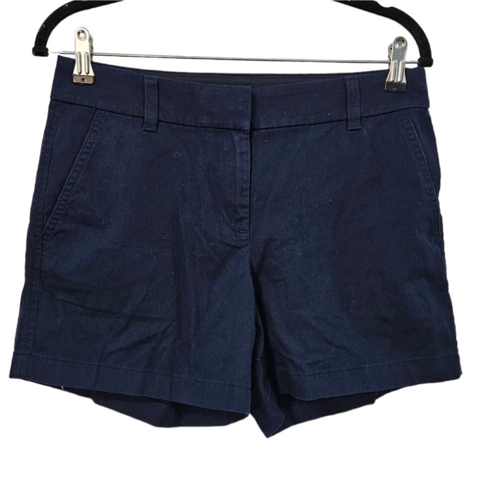 NWT J.Crew Factory 5" Stretch Chino Shorts Size 4 - Picture 2 of 8